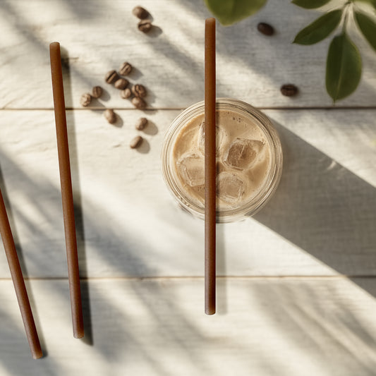 Otter Reusable Drinking Straw - Earthy Brown | Thurstee